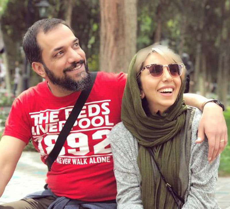 مجید آقا کریمی و همسرش