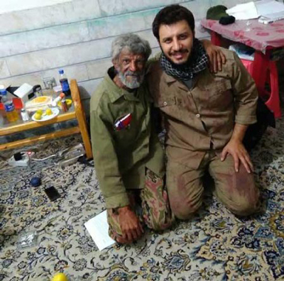 یدالله شادمانی و دوست صمیمی یدالله شادمانی و دوست صمیمی