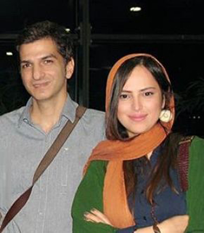مهدی صباغی و همسرش مهدی صباغی و همسرش