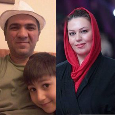 گیتی قاسمی و همسر گیتی قاسمی و همسر