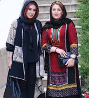 گیتی قاسمی و دوستش گیتی قاسمی و دوستش