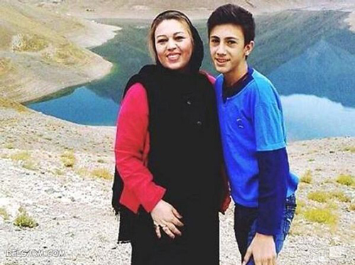 گیتی قاسمی و پسرش گیتی قاسمی و پسرش